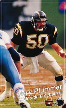 1990 San Diego Chargers Smokey #NNO Gary Plummer Front