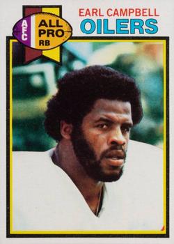 1979 Topps - Cream Colored Back #390 Earl Campbell Front