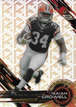 2015 Topps High Tek - Pattern 4 Cubes / Chain Link #65 Isaiah Crowell Front