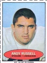 1971 Bazooka #12 Andy Russell Front