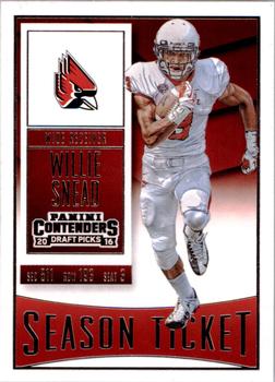 2016 Panini Contenders Draft Picks #100 Willie Snead Front