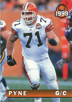 1999 Giant Eagle Cleveland Browns #3 Jim Pyne Front