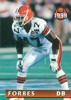 1999 Giant Eagle Cleveland Browns #7 Marlon Forbes Front