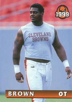 1999 Giant Eagle Cleveland Browns #9 Orlando Brown Front