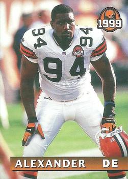 1999 Giant Eagle Cleveland Browns #22 Derrick Alexander Front