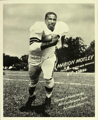 1949 Sohio Cleveland Browns #NNO Marion Motley Front