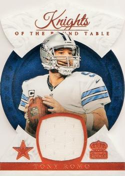 2015 Panini Crown Royale - Knights of the Round Table Die Cut Bronze #KR-TR Tony Romo Front