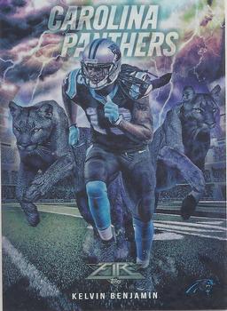 2015 Topps Fire - Into the Wild #ITW-KB Kelvin Benjamin Front