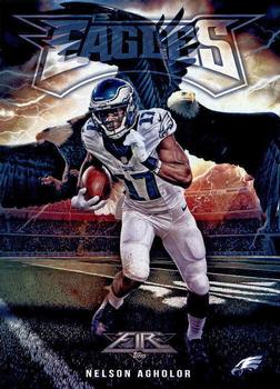 2015 Topps Fire - Into the Wild #ITW-NA Nelson Agholor Front