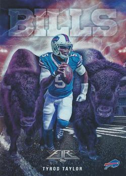 2015 Topps Fire - Into the Wild #ITW-TT Tyrod Taylor Front
