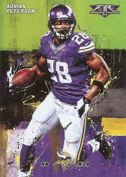 2015 Topps Fire - Gold #22 Adrian Peterson Front