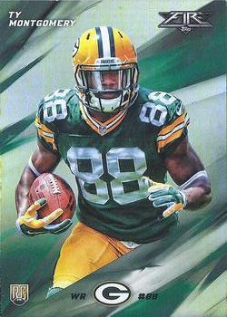 2015 Topps Fire - Rookies Silver #9 Ty Montgomery Front