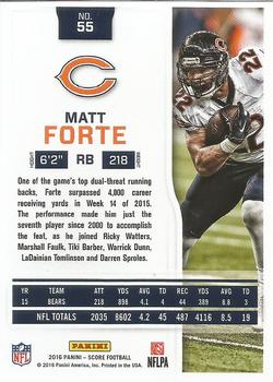 2016 Score #55 Matt Forte Back