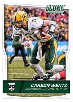2016 Score #335 Carson Wentz Front