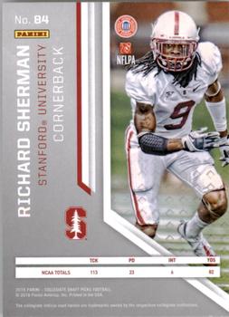 2016 Panini Prizm Collegiate Draft Picks #84 Richard Sherman Back