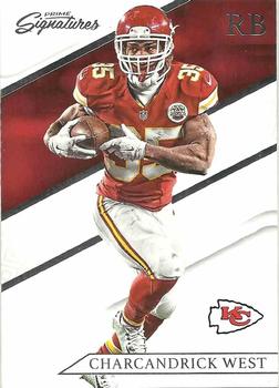 2016 Panini Prime Signatures #3 Charcandrick West Front