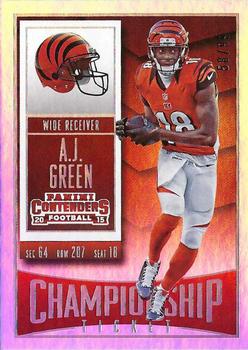 2015 Panini Contenders - Championship Ticket #53 A.J. Green Front