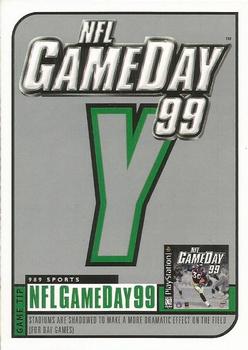 1998 UD Choice - NFL GameDay 99 Contest Game Pieces #NNO Y Front