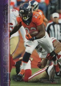 2015 Topps Field Access - Purple #75 C.J. Anderson Front