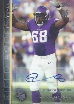 2015 Topps Field Access - Autographs #78 T.J. Clemmings Front