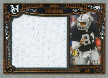2015 Topps Museum Collection - Museum Jumbo Relics Copper #MJR-TBR Tim Brown Front