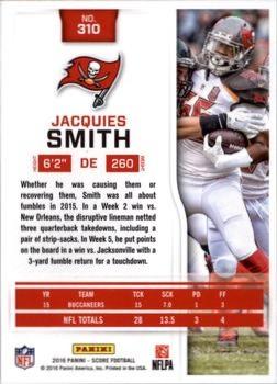 2016 Score - End Zone #310 Jacquies Smith Back