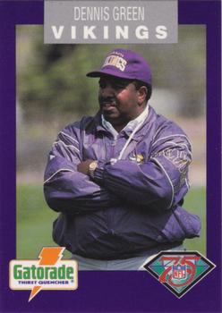 1994 Minnesota Vikings Police #1 Dennis Green Front