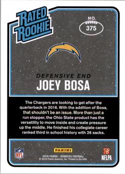 2016 Donruss #375 Joey Bosa Back