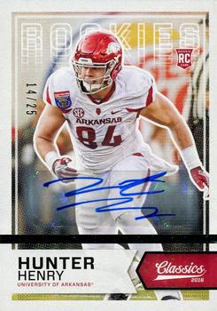 2016 Panini Classics - Significant Signatures Silver #232 Hunter Henry Front