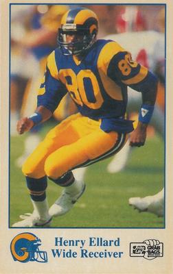 1989 Frito Lay Los Angeles Rams #5 Henry Ellard Front