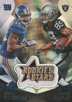 2015 Panini Rookies & Stars - Longevity Embroidered Patches #EP6 Amari Cooper / Odell Beckham Jr. Front