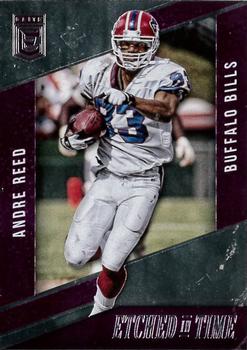 2016 Donruss Elite - Etched in Time Purple #ET-AR Andre Reed Front