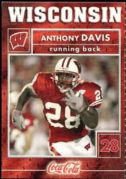 2003 Wisconsin Badgers Program Cards #17 Anthony Davis Front