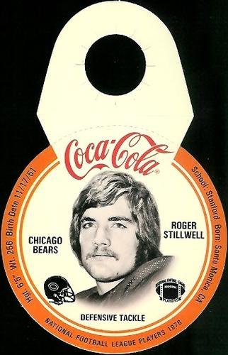 1976 Coca-Cola Chicago Bears Discs #22 Roger Stillwell Front