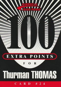 1997 Action Packed - Extra Points 100 #24 Thurman Thomas Front