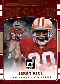 2016 Donruss - All-Time Gridiron Kings #25 Jerry Rice Front