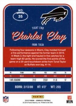 2016 Donruss - Press Proofs Red #35 Charles Clay Back