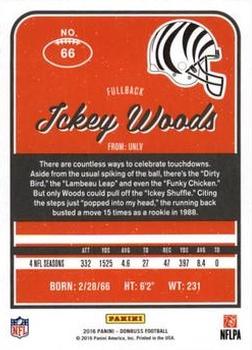 2016 Donruss - Press Proofs Red #66 Ickey Woods Back