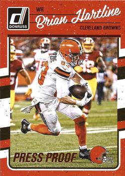 2016 Donruss - Press Proofs Red #75 Brian Hartline Front
