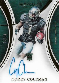2016 Panini Immaculate Collection Collegiate #107 Corey Coleman Front