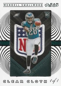 2016 Panini Clear Vision - Rookie Clear Cloth NFL Logo #33 Wendell Smallwood Front