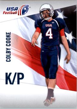 2012 Upper Deck USA Football #11 Colby Cooke Front