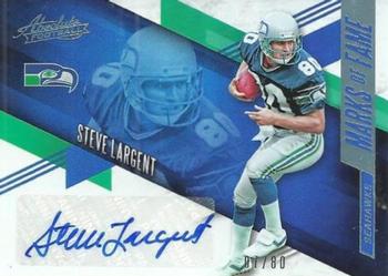 2016 Panini Absolute - Marks Of Fame Autographs #24 Steve Largent Front
