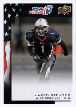 2014 Upper Deck USA Football #91 Jared Stenger Front