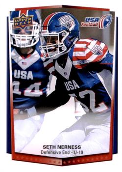 2015 Upper Deck USA Football #37 Seth Nerness Front