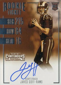 2016 Panini Contenders #301 Jared Goff Front
