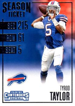 2016 Panini Contenders #52 Tyrod Taylor Front