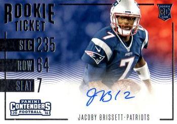 2016 Panini Contenders #258 Jacoby Brissett Front