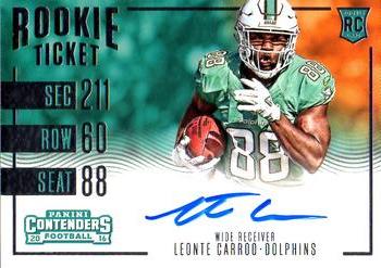 2016 Panini Contenders #373 Leonte Carroo Front