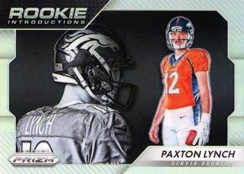 2016 Panini Prizm - Rookie Introductions #10 Paxton Lynch Front